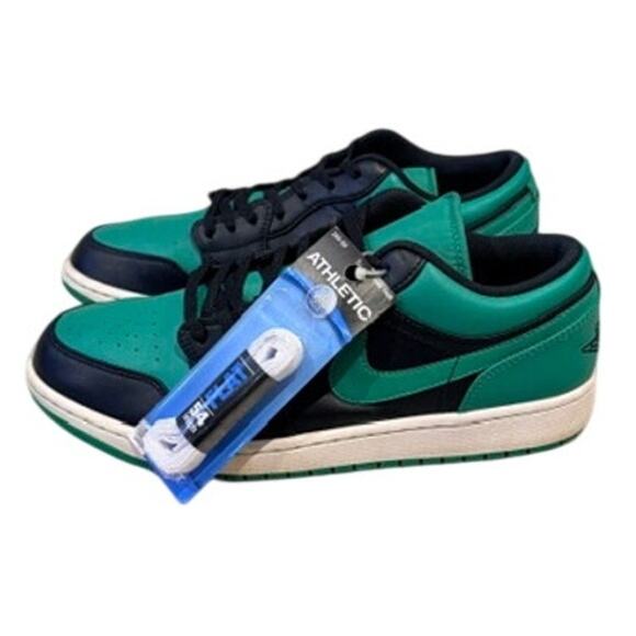 Nike Air Jordan 1 Low Lucky Green Men’s Size 11.5  Black/Green/White main image 8